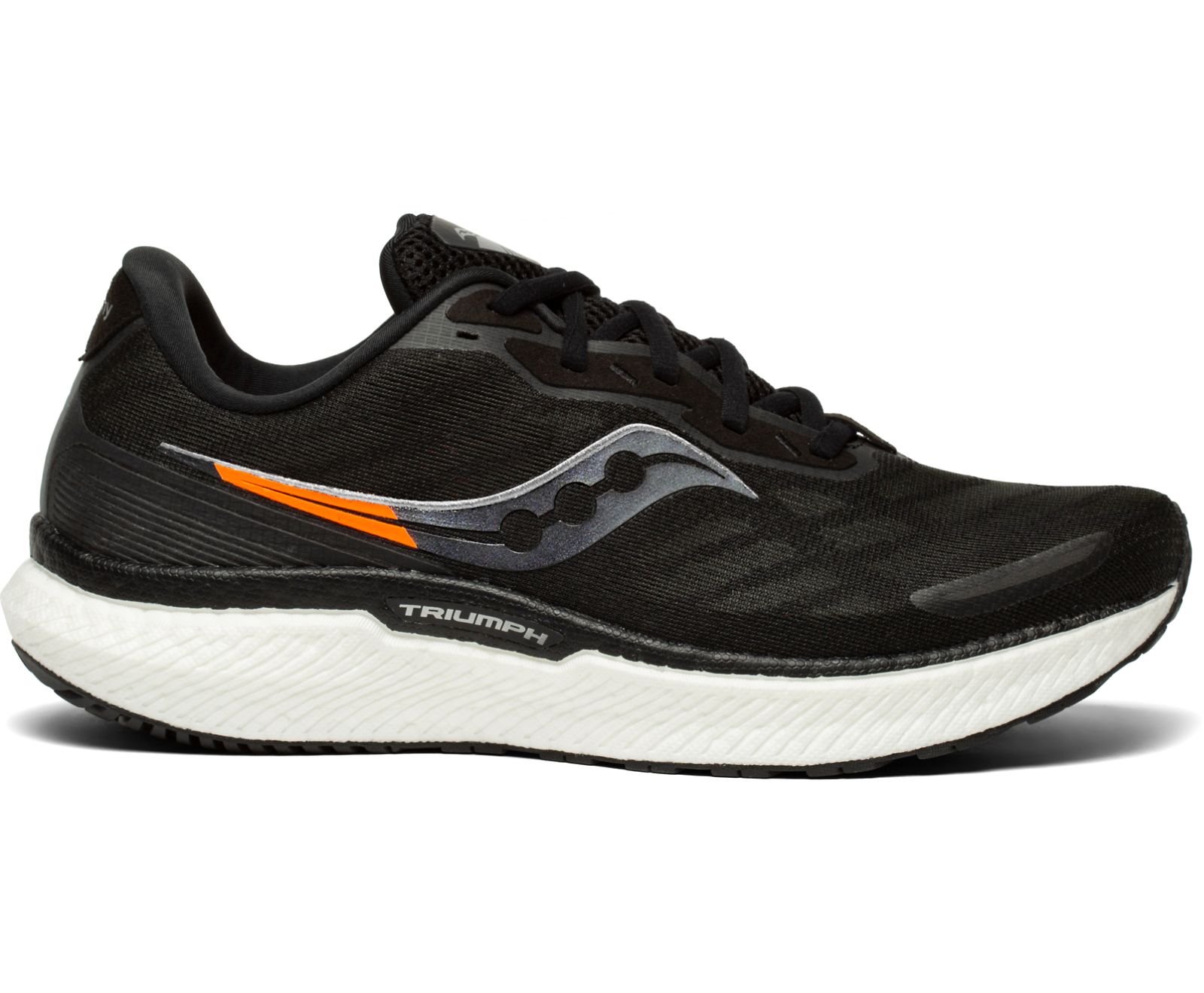 Tenis Para Correr Saucony Triumph 19 Anchos Hombre Negros Blancos | México 570BEXC
